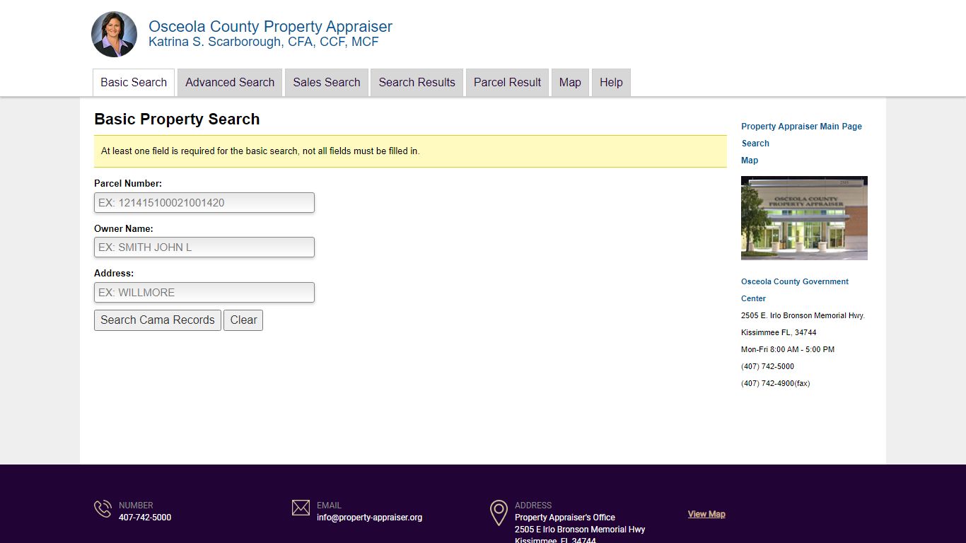 Property Search | Osceola County Property Appraiser